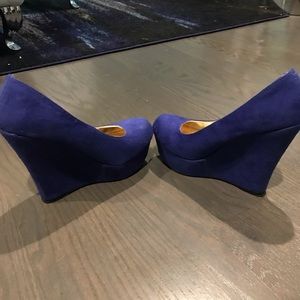 Mossimo Cobalt Blue Wedges